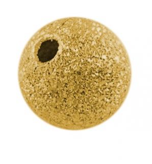 Stardust Beads Gold Plated 4mm 6mm 8mm 2 Styles