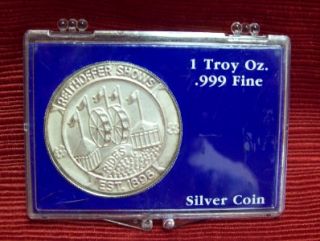 RARE Reithoffer Shows Fair Coin 999 Fine Silver 1 Troy oz Round