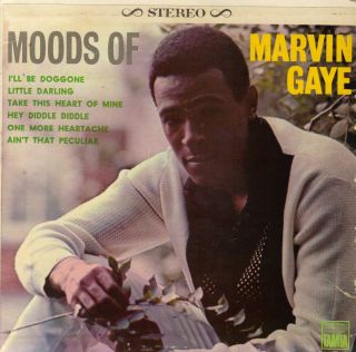 Marvin Gaye 33 EP RARE Moods of Marvin Gaye w Hard Cover Sleeve