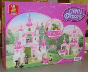 Sluban Building Blocks Girls Dream Dream Palace 271 PC Set New Legos