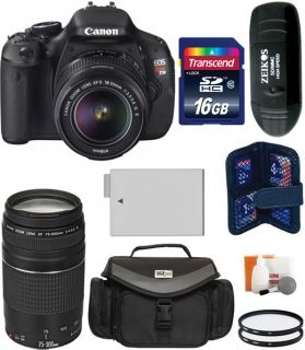  Camera SLR Kit With Canon EF S 18 55mm IS II + 16 GB Master Kit