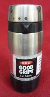 OXO Good Grips Salt Mill Acrylic Stainless Steel Adjustable Coarse