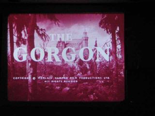 16mm Film 64 The Gorgon Peter Cushing Chris Lee