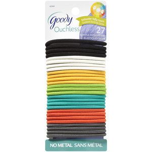 New Goody Ouchless Gentle Elastics 27 Thick Saltwater Taffy Muted