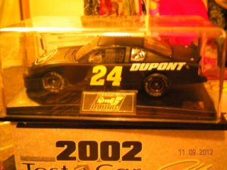 2002 NASCAR J Gordon 24 Revell Diecasts Flat Blacktest Car