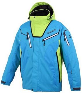 Goldwin Stealth Jacket Blue Green Ski Jacket