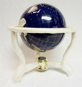Classic Treasures Collectable 9 Gemstone Globe With Compass