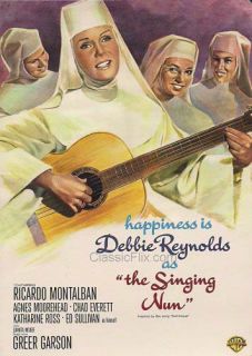DEBBIE REYNOLDS THE SINGING NUN RICARDO MONTALBAN KATHERINE ROSS