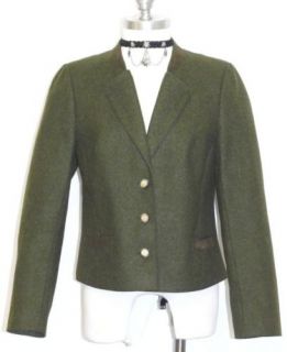 Zeiler Green Loden Wool German Gorsuch Women Sport Riding Jacket Coat