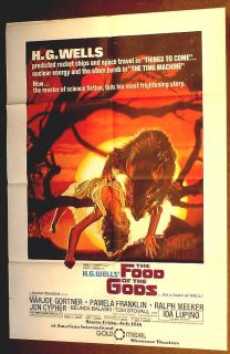 Food of The Gods H G Wells NYC Subway Movie Poster