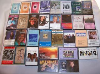 Lot of 64 Christian Gospel Music Cassettes Listed