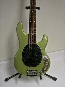  MusicMan StingRay Bass Very Good Charlotte Green Color Limited Edition