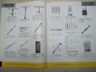 Vtg General Hardware Mfg Co Catalog Tools Gages Cutters Calipers Rules