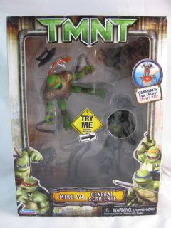 TMNT Mike vs General Serpiente Ninja Turtles Playmates