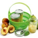 NEW ~ GREEN SMALL BATCH CANNING RACK BASKET FOR THE CANNER WITH