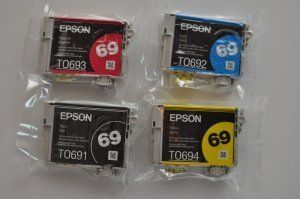Genuine Epson 69 Ink Cartridges CX5000 CX6000 CX7000F