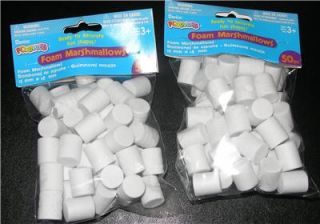 Girl Craft Foam Marshmallows Small 100 Pieces Smores Swaps Snowmen