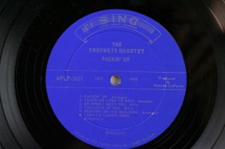 33 LP Record Prophets Quartet Packin Up Gospel Hits