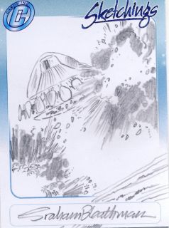 Cards Inc UFO Graham Bleathman Sketch Card C