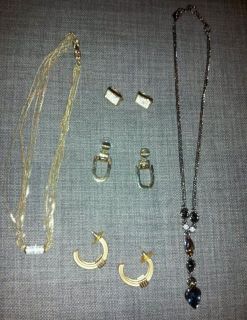 Lot of Givenchy Jewelry Earrings Necklaces