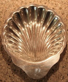 Simeon L George H Rogers Company Silver Plated Shell Dish Bowl