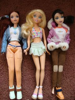 Lot of 3 Barbie Dolls Mattel 1999 Girls Toy Collectibles Must Have