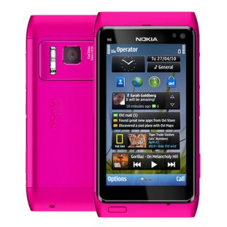  N8 16GB 3G WiFi GPS 12MP Unlocked Cell Phone Pink 758478024515