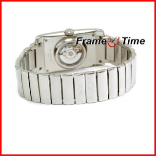 Glycine Mens Rettangolo Automatic Steel Watch 3809 11