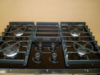 KitchenAid 30 Gas Ceramic Glass Conventional Cooktop with 4 Sealed