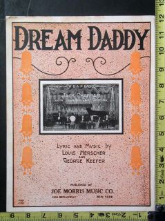  Daddy Sheet Music w/ Jack Chapman by Louis Herscher & George Keefer