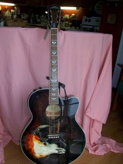 George Lynch Washburn Acoustic Jumbo Guitar