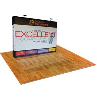 Full Graphic 8 Tension Fabric Display Exhibit Trade Show Booth with
