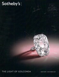 Sothebys Jewels Light of Golconda Diamond Auction Catalog 2011