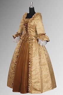 Baroque Dress No. 3 / Gold, Size M