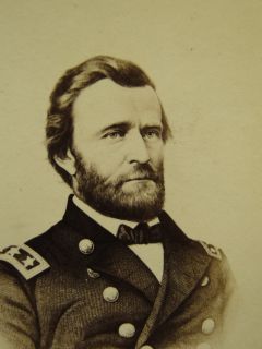 CDV General Ulysses US Grant Union Soldier in Uniform Civil War Era