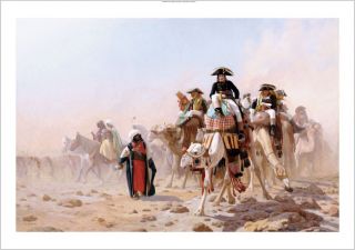 Jean Leon Gerome Napoleon in Egypt Portrait on Canvas
