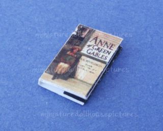Miniature Dollhouse Book Anne of Green Gables New