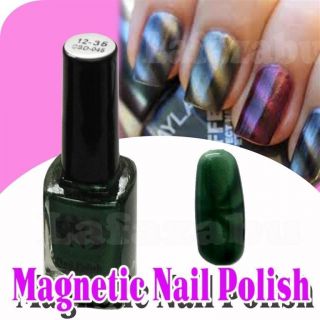 Fashion Magnetic Nail Polish Varnish Finish 12ml 35 Dark Green
