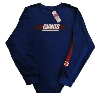 New York Giants NFL Flea Flicker Long Sleeve Shirt Big Tall Sizes NWT