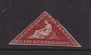Cape of Good Hope 1863 1D Triangle Scott 12 Mint LH Cat $210