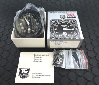Heuer Dashboard Timer IFR I F R 12 Minute Stopwatch Ref 542 838
