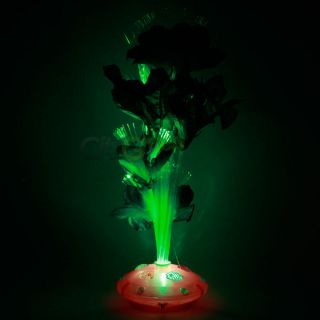 New Colorful Fiber Optic Flower Nightlight Night Light Lamp Xmas