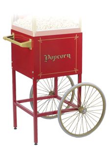 Gold Medal 2689CR Red Cart for 8 oz Fun Pop Popcorn Popper