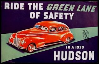 1939 Hudson Green Lane of Safety Brochure