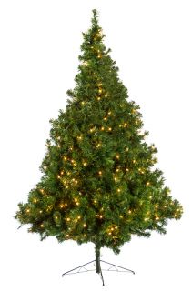ft Valley King Green Prelit Artificial Christmas Tree