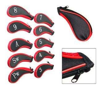 New 10pcs Golf Club Iron Head Covers Protect Headcover