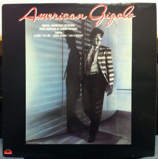 SOUNDTRACK GIORGIO MORODER american gigolo LP Mint  PD 1 6259 Vinyl