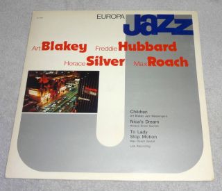 Art Blakey Freddie Hubbard Horace Silver Max Roach Europa Jazz LP