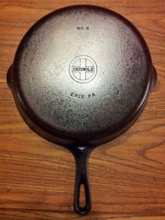 Griswold Cast 8 704 F Small Logo Skillet