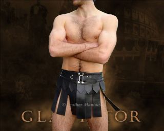 Trojan Gladiator Leather Kilt x Skirt